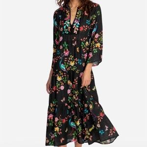 Johnny Was Boho Tie Back Dress Size XL